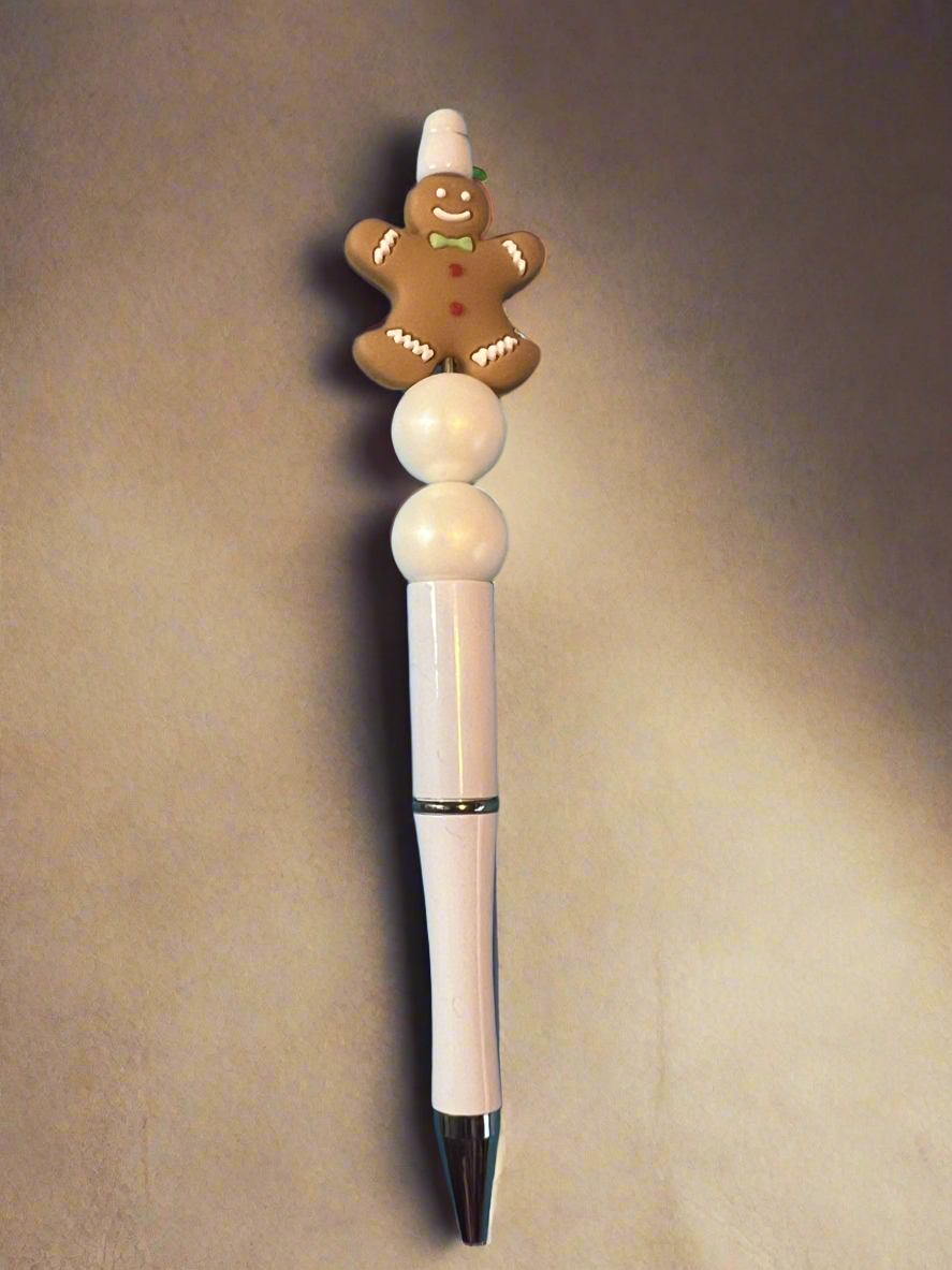 Gingerbread man pen