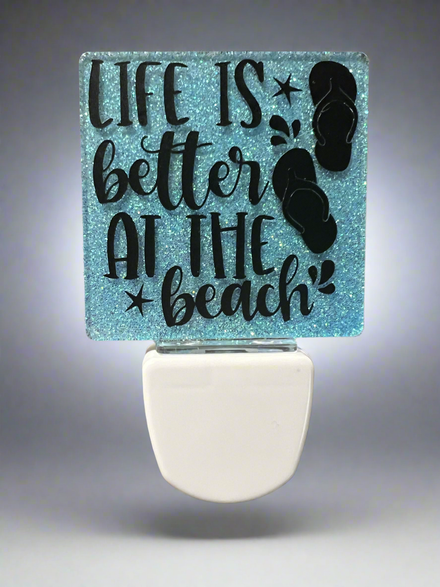 Life is better at the beach nightlight