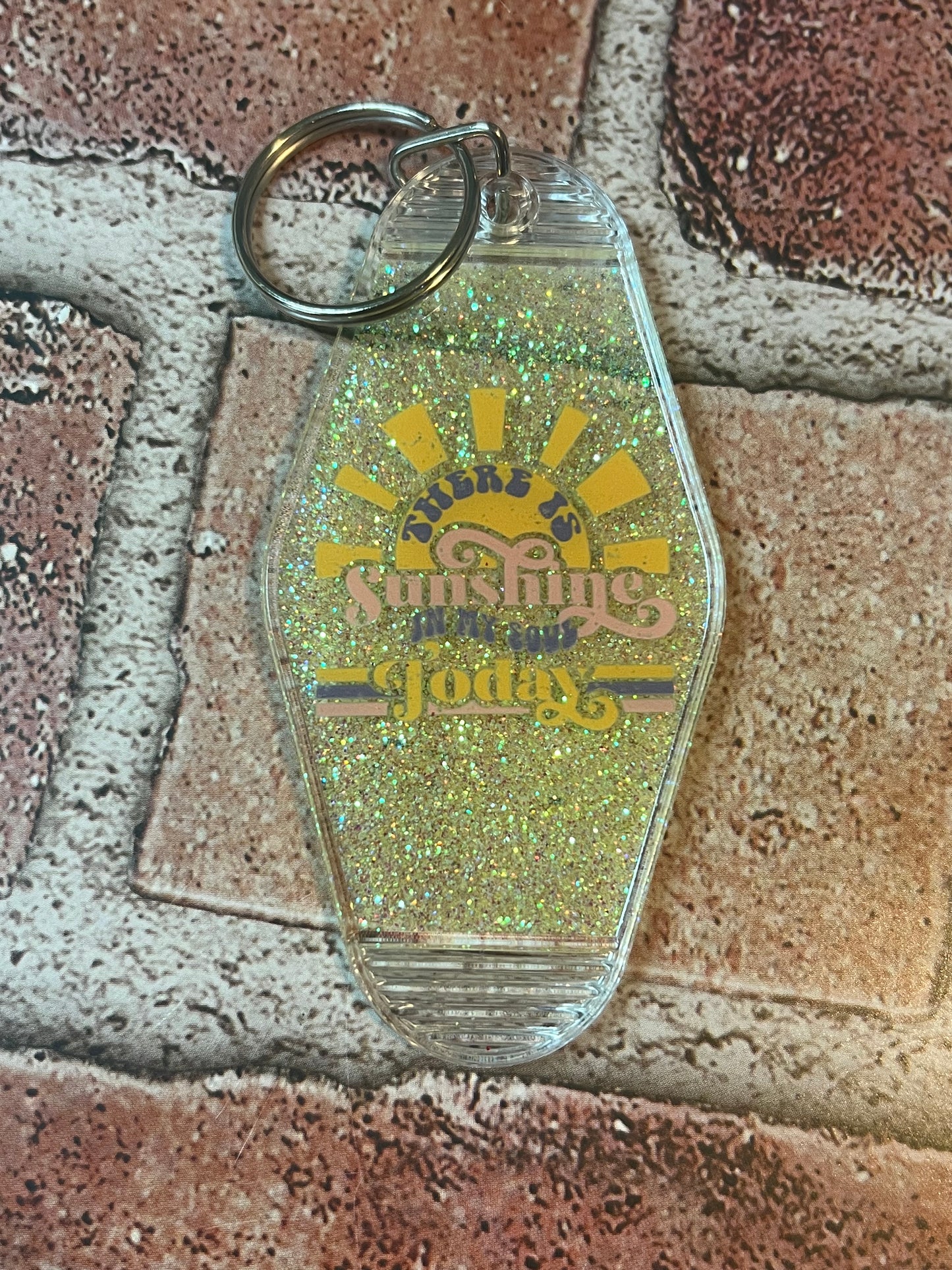 Sunshine motel keychain