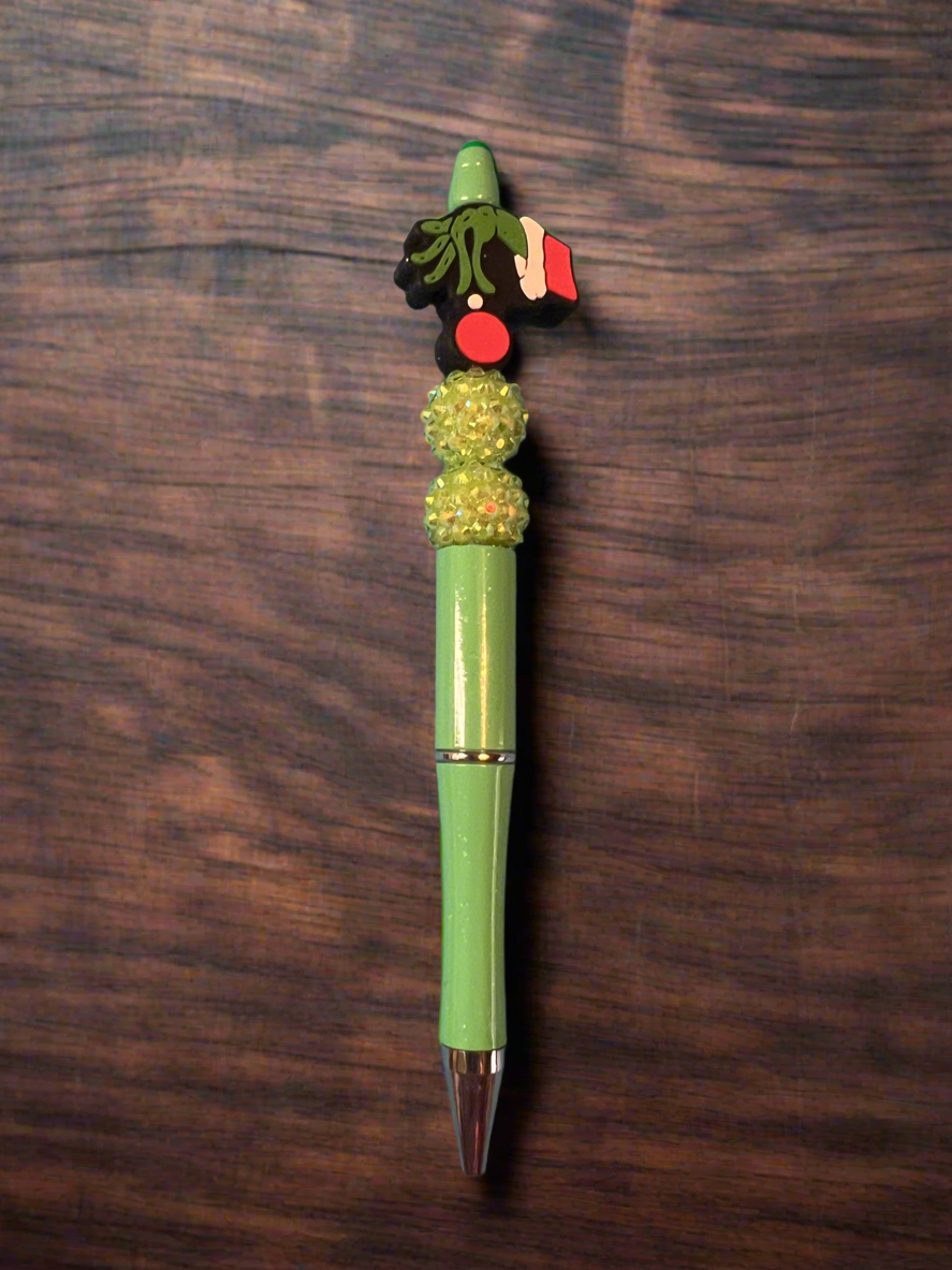 Green hand pen
