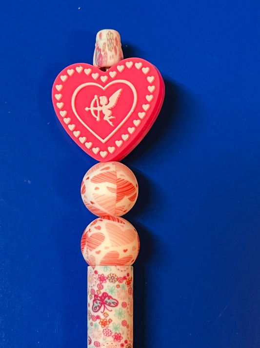 Cupid heart pen