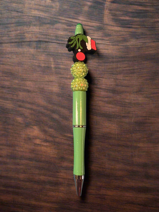 Green hand pen