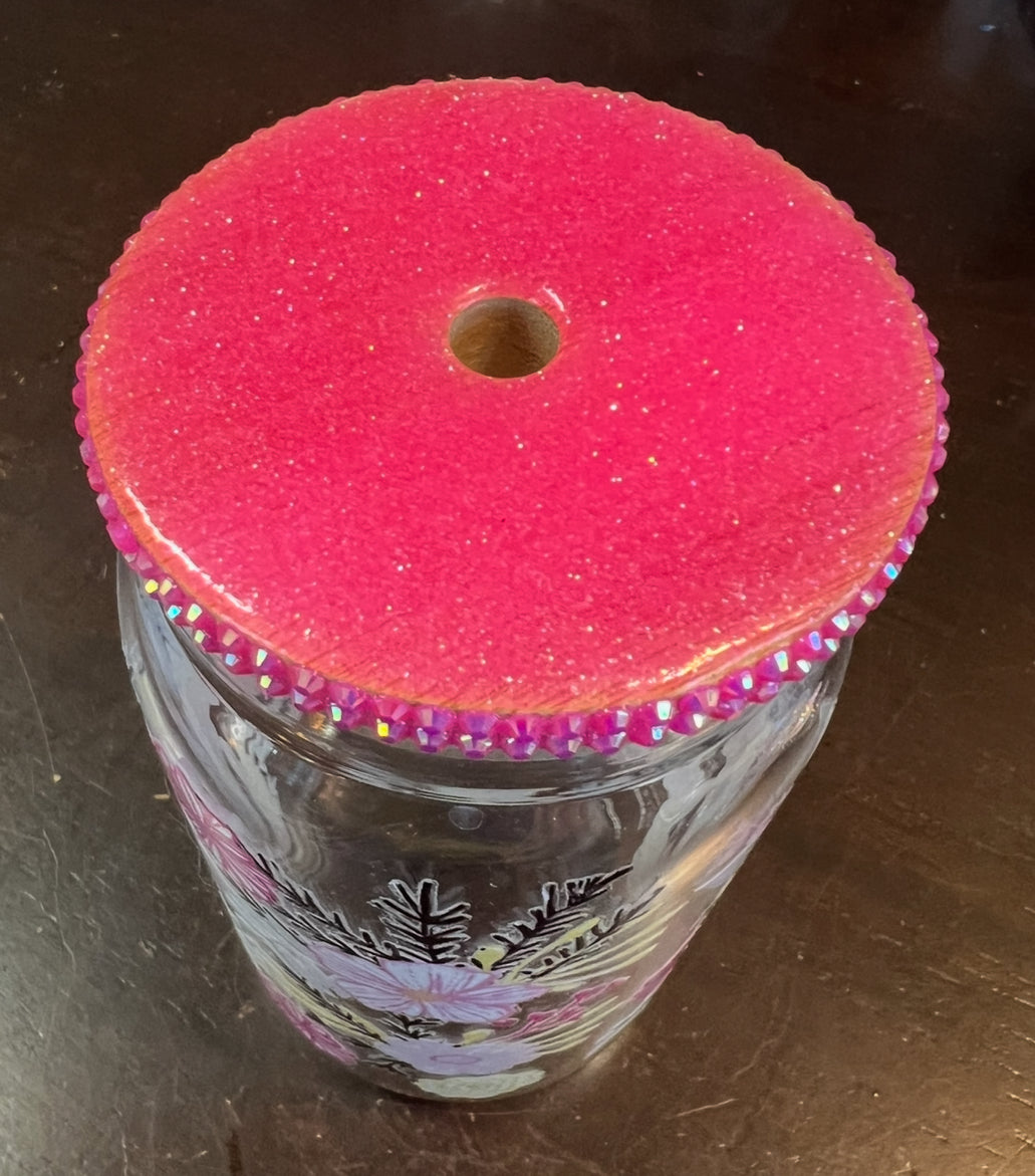 Wild flowers Libby glass