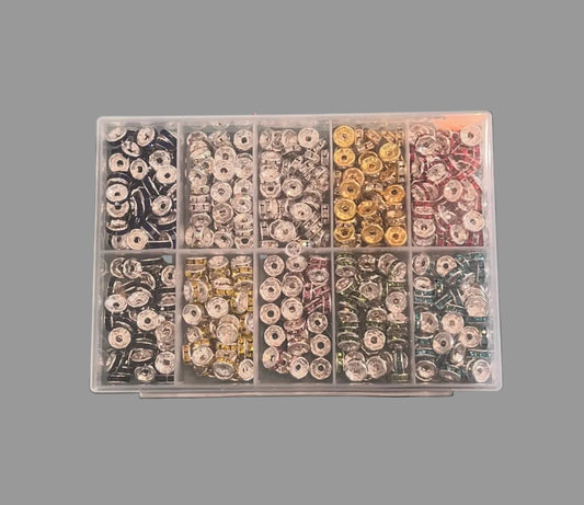 Metal rhinestone spacers