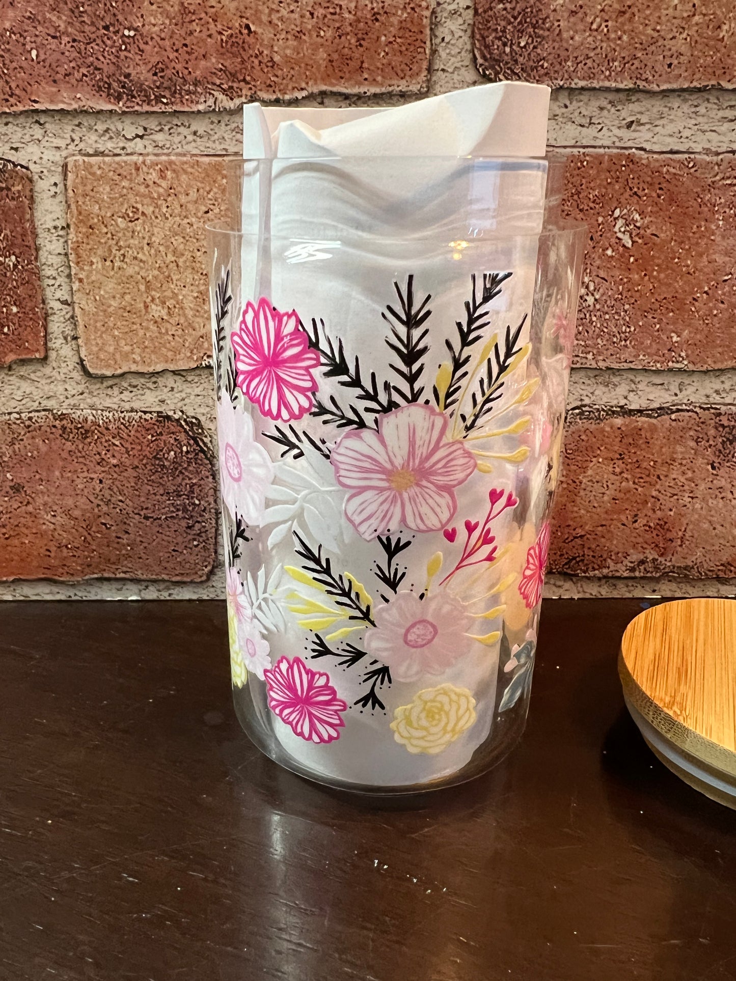 Wild flowers Libby glass