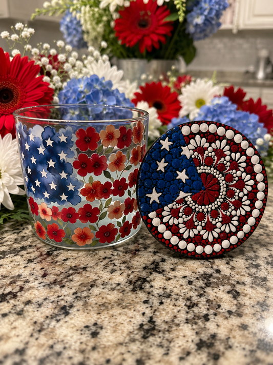 Floral flag